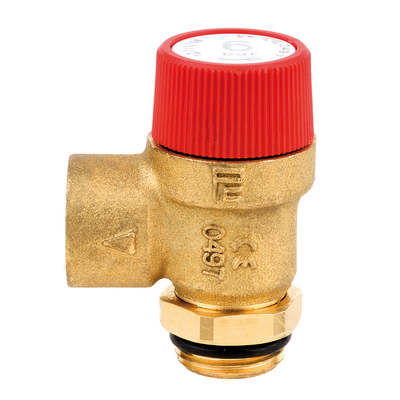 Pressure Relief Valve 1/2" M with oring lock seal x 1/2" F