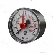 Pressure Gauges Back Connection - Heating System