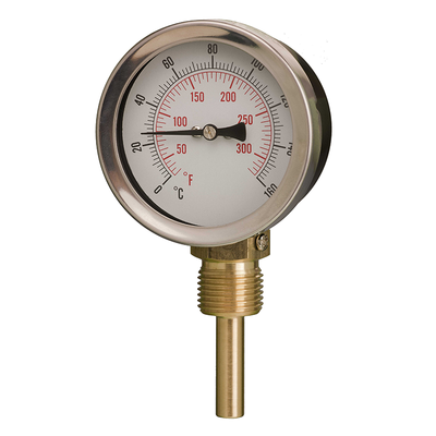 H & V 63mm Temperature Gauges - Bottom Stem